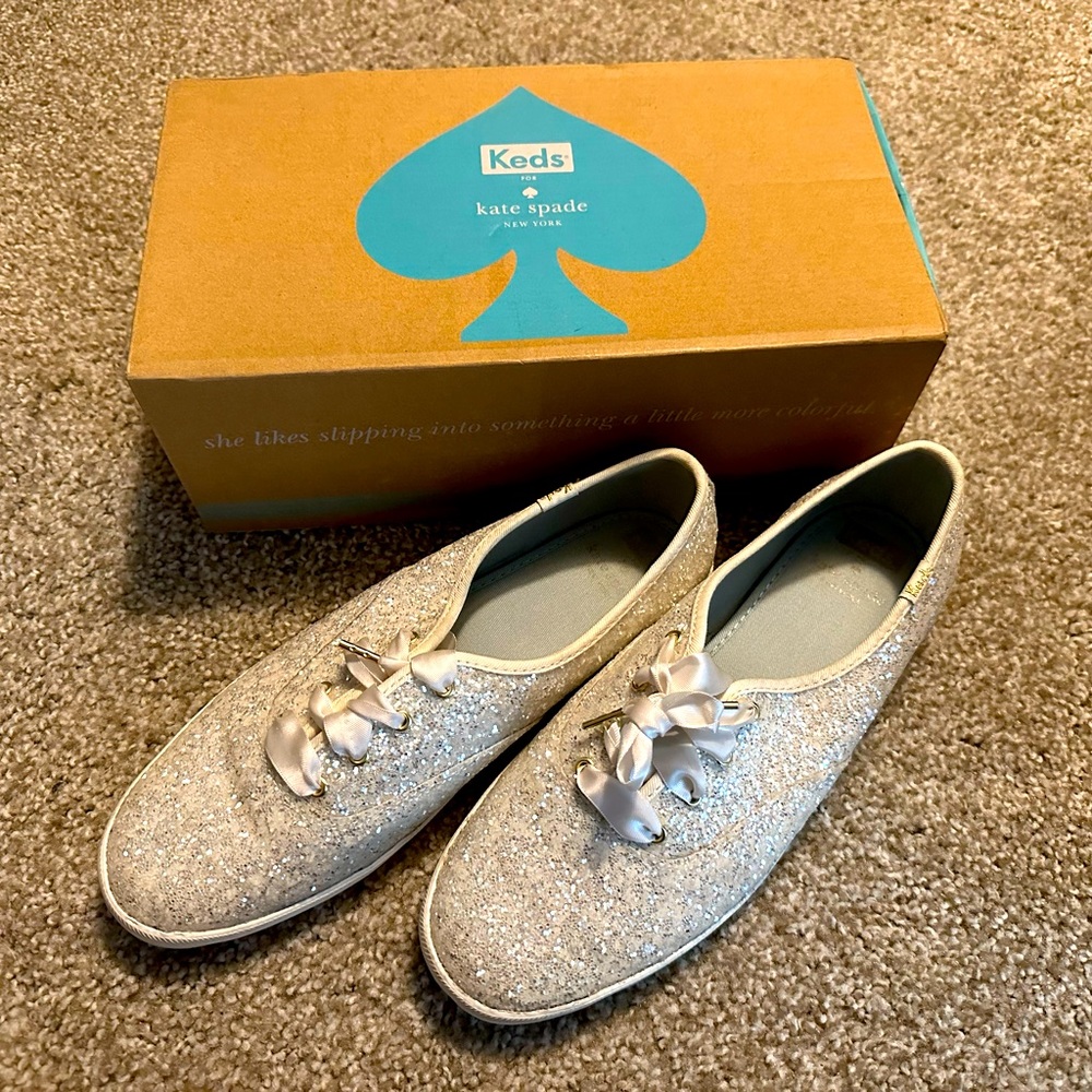 Kate Spade Ked glitter shoes
